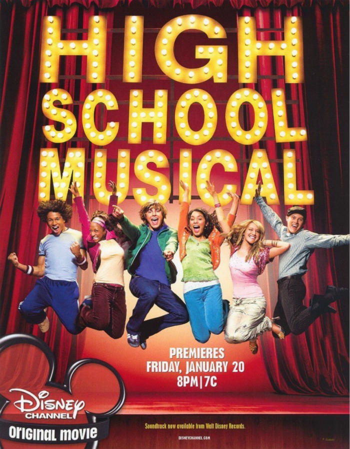 High School Musical 2006 movie font m